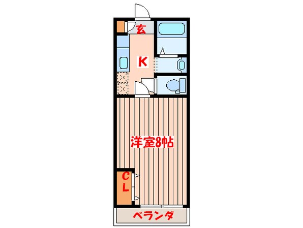 北山ハイツの物件間取画像